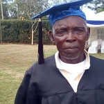 Francis Bajila Barisa at 87 years still was ready to sit in class to study the word of God at Malindi extension centre at the coastal region of Kenya. congratulation Papa.