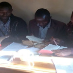 Discovery bible study going on.